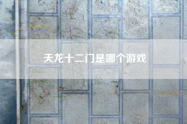 天龙十二门是哪个游戏