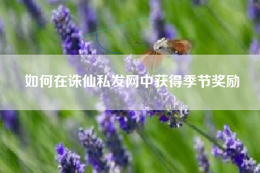 如何在诛仙私发网中获得季节奖励