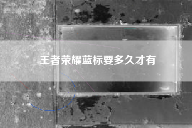 王者荣耀蓝标要多久才有