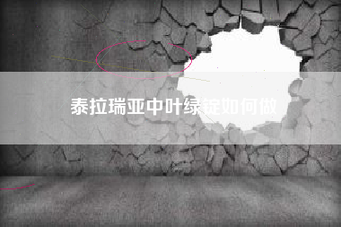 泰拉瑞亚中叶绿锭如何做