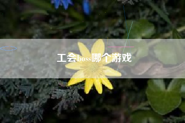 工会boss哪个游戏