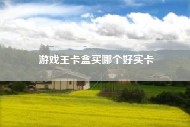 游戏王卡盒买哪个好实卡