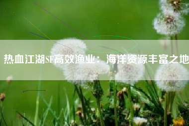 热血江湖SF高效渔业：海洋资源丰富之地