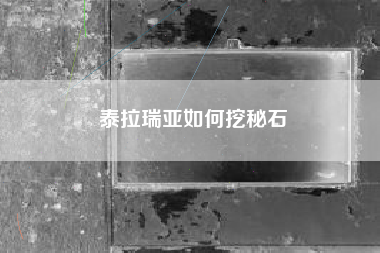 泰拉瑞亚如何挖秘石
