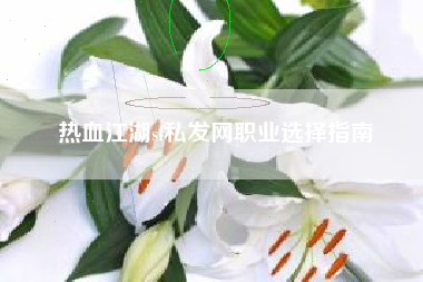 热血江湖sf私发网职业选择指南