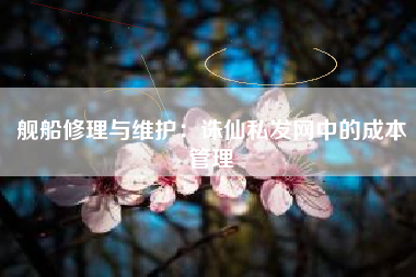 舰船修理与维护：诛仙私发网中的成本管理