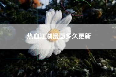 热血江湖漫画多久更新