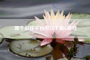 哪个游戏平台可以下载fc游戏