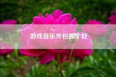 游戏音乐外包哪个好