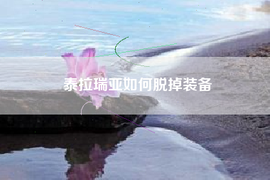 泰拉瑞亚如何脱掉装备