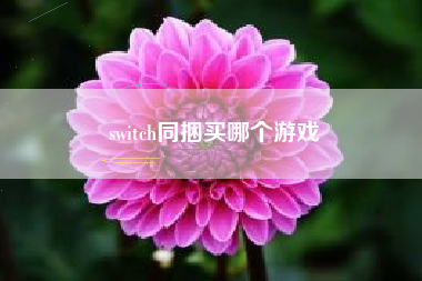 switch同捆买哪个游戏