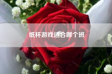 纸杯游戏适合哪个班