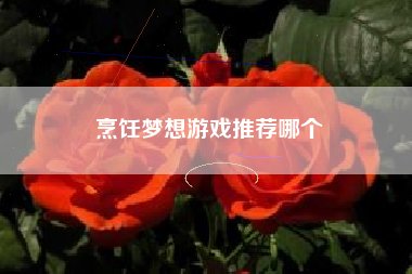 烹饪梦想游戏推荐哪个