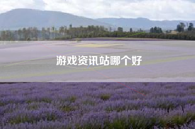 游戏资讯站哪个好