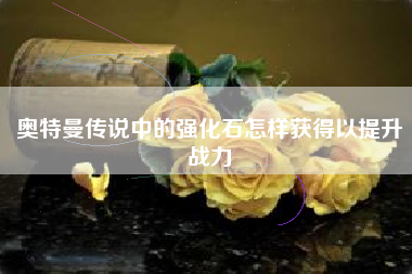奥特曼传说中的强化石怎样获得以提升战力