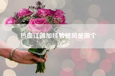 热血江湖加经验披风是哪个