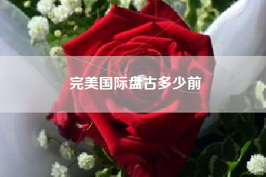 完美国际盘古多少前