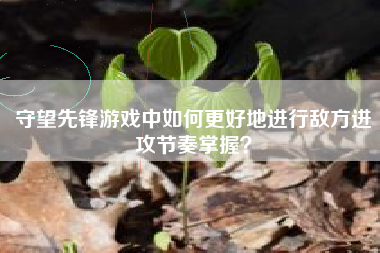 守望先锋游戏中如何更好地进行敌方进攻节奏掌握？
