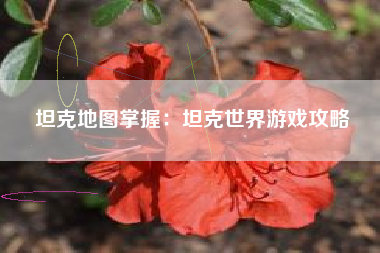 坦克地图掌握：坦克世界游戏攻略