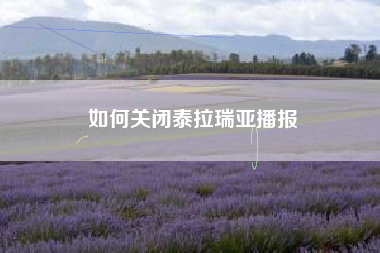 如何关闭泰拉瑞亚播报