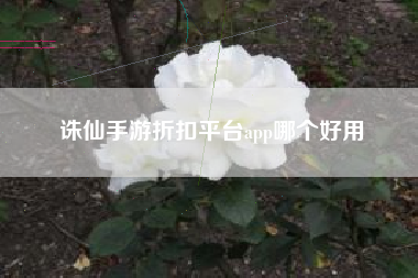 诛仙手游折扣平台app哪个好用