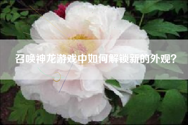 召唤神龙游戏中如何解锁新的外观？