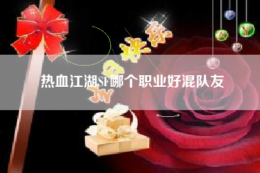 热血江湖SF哪个职业好混队友