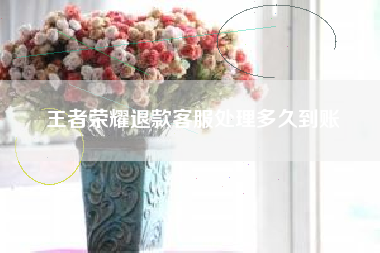王者荣耀退款客服处理多久到账