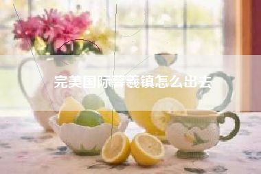 完美国际暮羲镇怎么出去