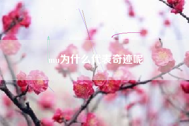 mu为什么代表奇迹呢