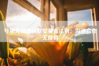 守望先锋团队默契黄金法则：沟通合作无障碍
