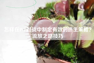 怎样在PvP对战中制定有效的逃生策略？流放之路技巧