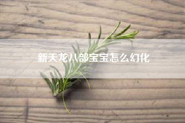 新天龙八部宝宝怎么幻化