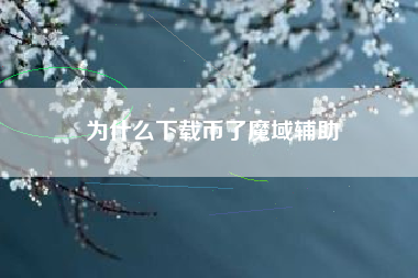 为什么下载币了魔域辅助