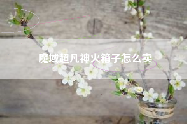 魔域超凡神火箱子怎么卖