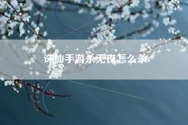诛仙手游杀无夜怎么杀
