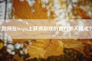 如何在Origin上获得游戏的官方多人模式？