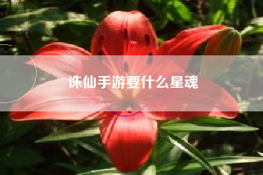 诛仙手游要什么星魂