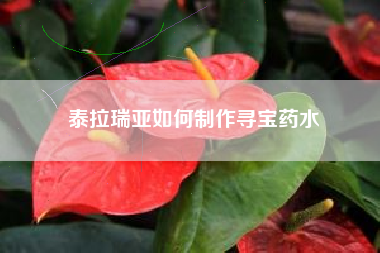 泰拉瑞亚如何制作寻宝药水
