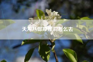 天龙八部摩崖洞怎么去