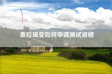 泰拉瑞亚如何申请测试资格