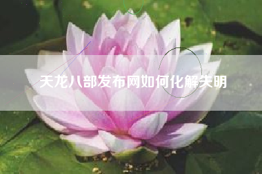 天龙八部发布网如何化解失明