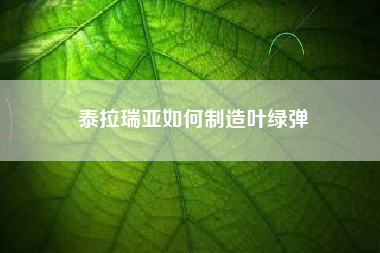 泰拉瑞亚如何制造叶绿弹