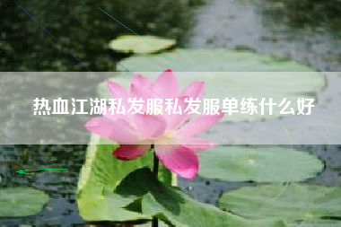 热血江湖私发服私发服单练什么好